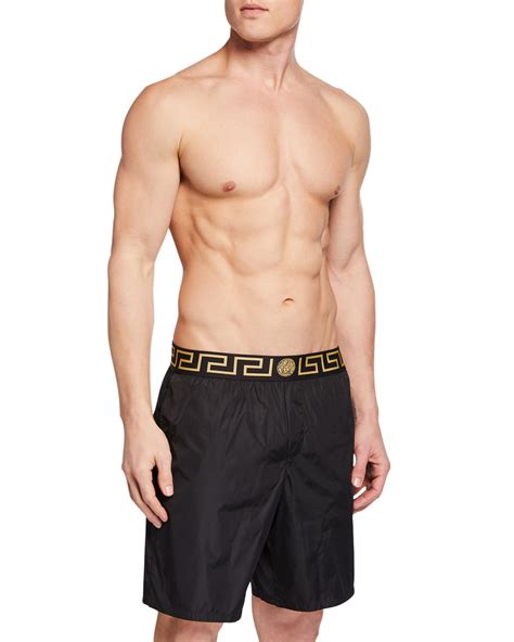 versace men's swim shorts|versace men's swim trunks.